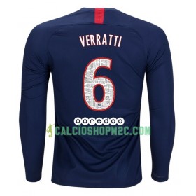 Paris Saint Germain VERRATTI 6 Maglia Prima 2019/2020 Manica Lunga